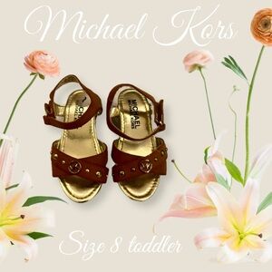 Michael Kors Toddler Girl Sandals. Size 8.
